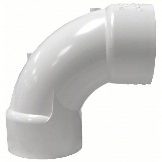 1-1/2&quot; Short Sweep PVC 90 Degree Elbow Sch 40