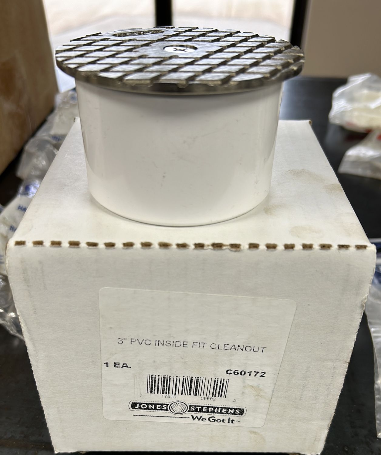 3” pvc Inside fit clean out