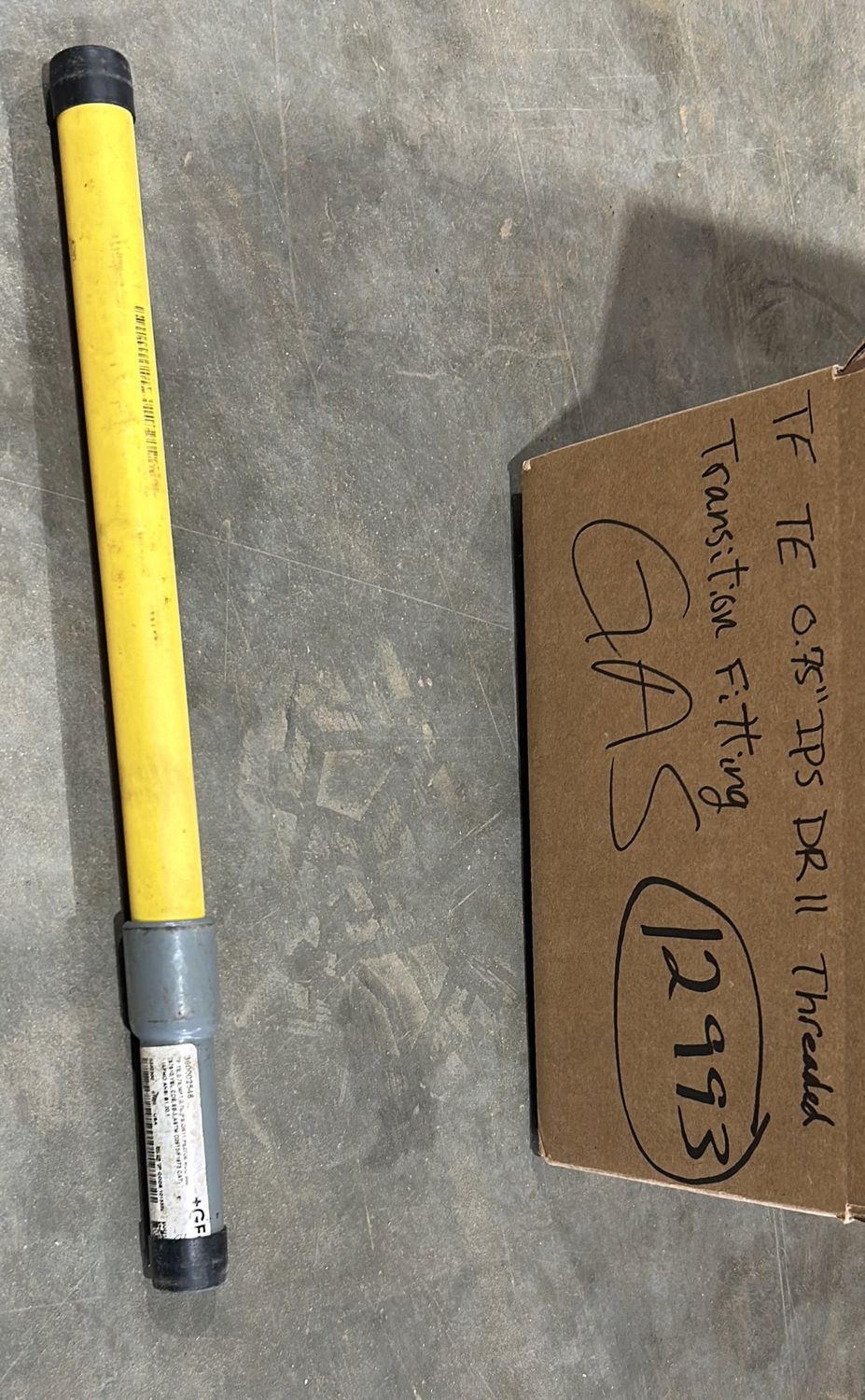 .75 IPS DR2 threaded transition fitting