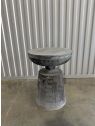 Metal Drum Side Table