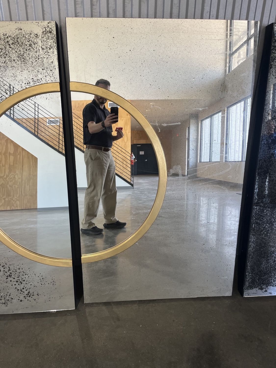 Half Circled Mirror # 4