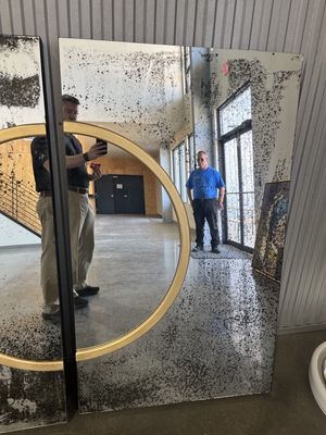 Half Circled Mirror # 6