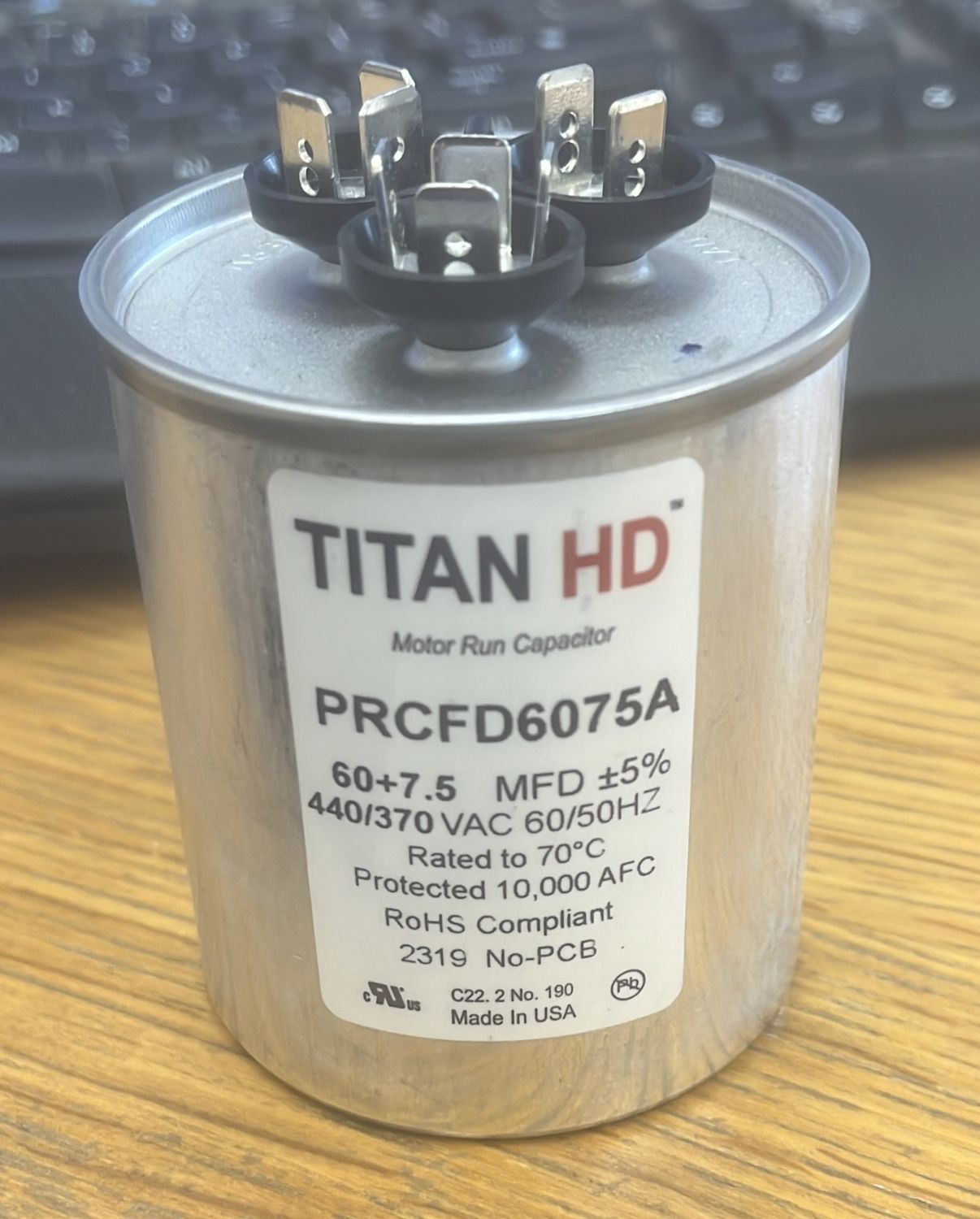 60+7.5 MFD  PRCFD6075A