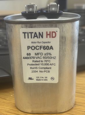 60 MFD 440/370 VAC POCF60A