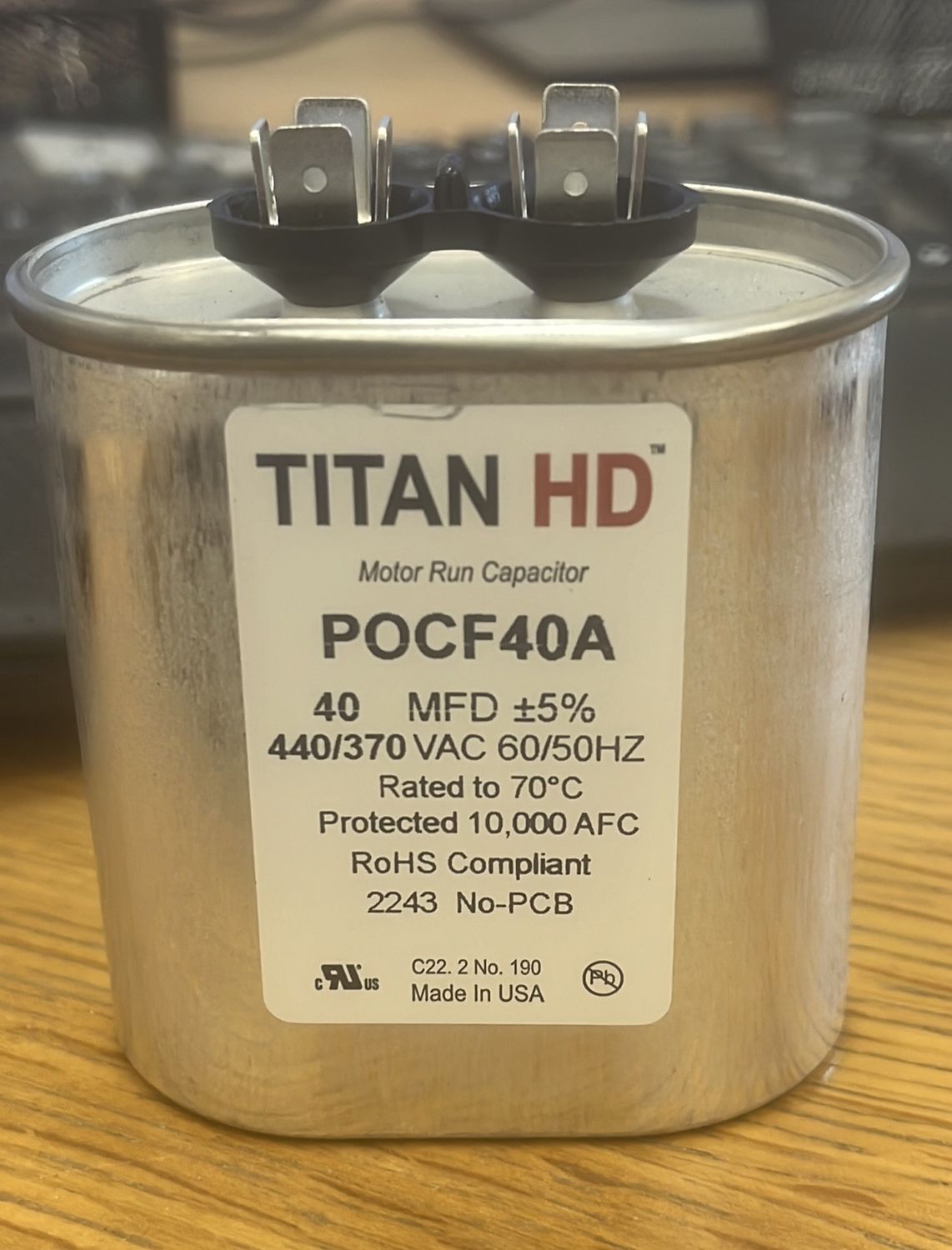 40 MFD 440/370 VAC  POCF40A