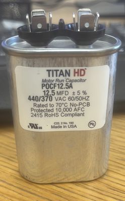 12.5 MFD 440/370 VAC  POCF12.5A