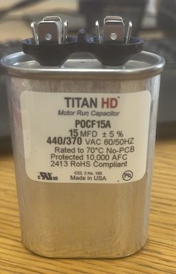 15 MFD  440/370  VAC  POCF15A