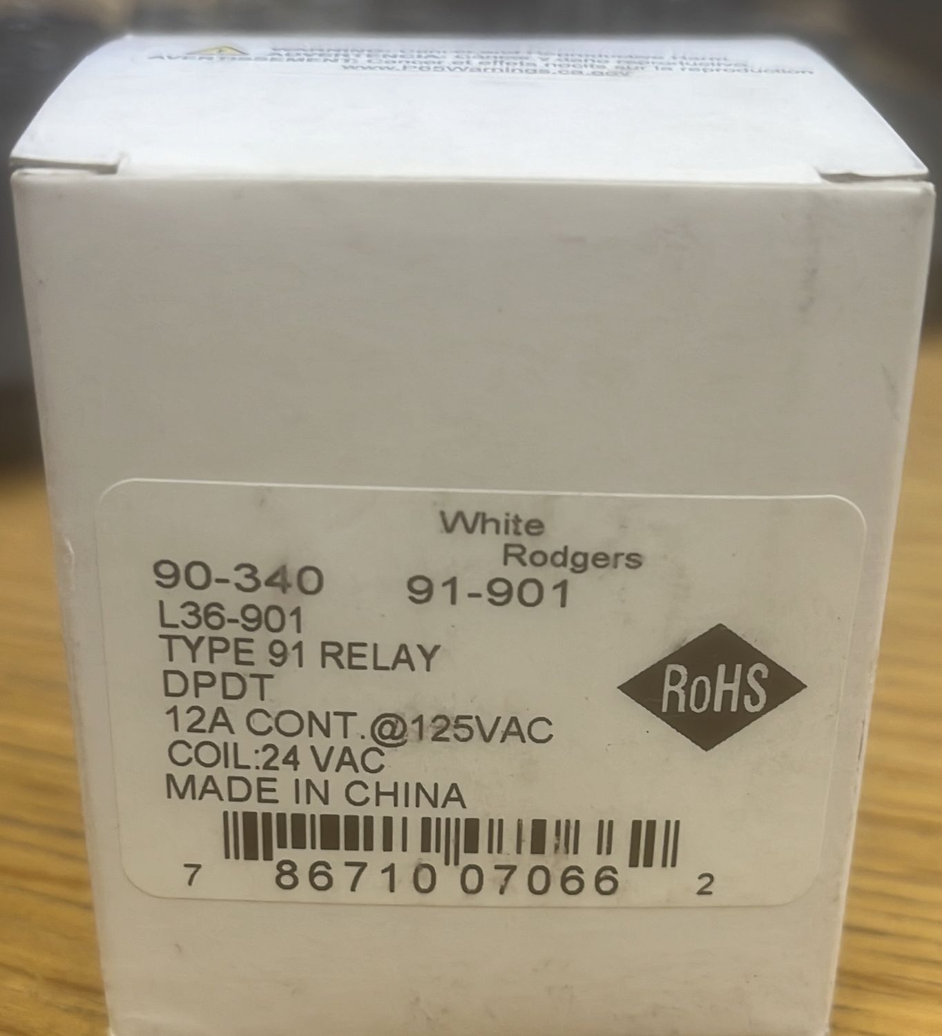 90-340S1 Relay Switch