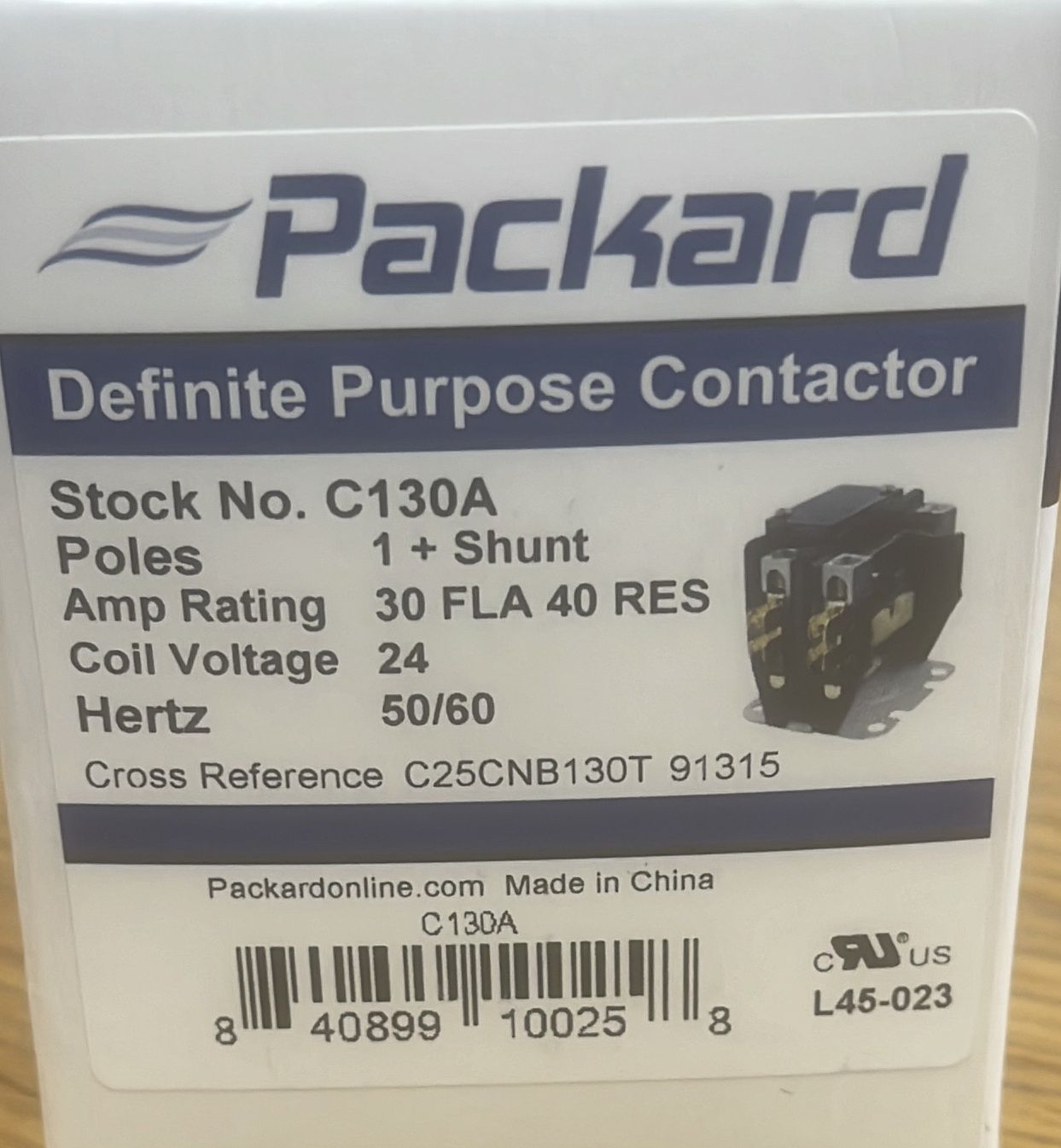 130A DP Contactor