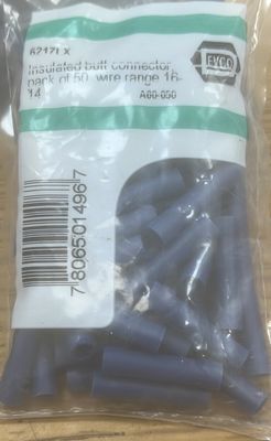 Butt Connector 16-14 Insulated  50pack