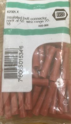 Butt Connector 22-18  50pack