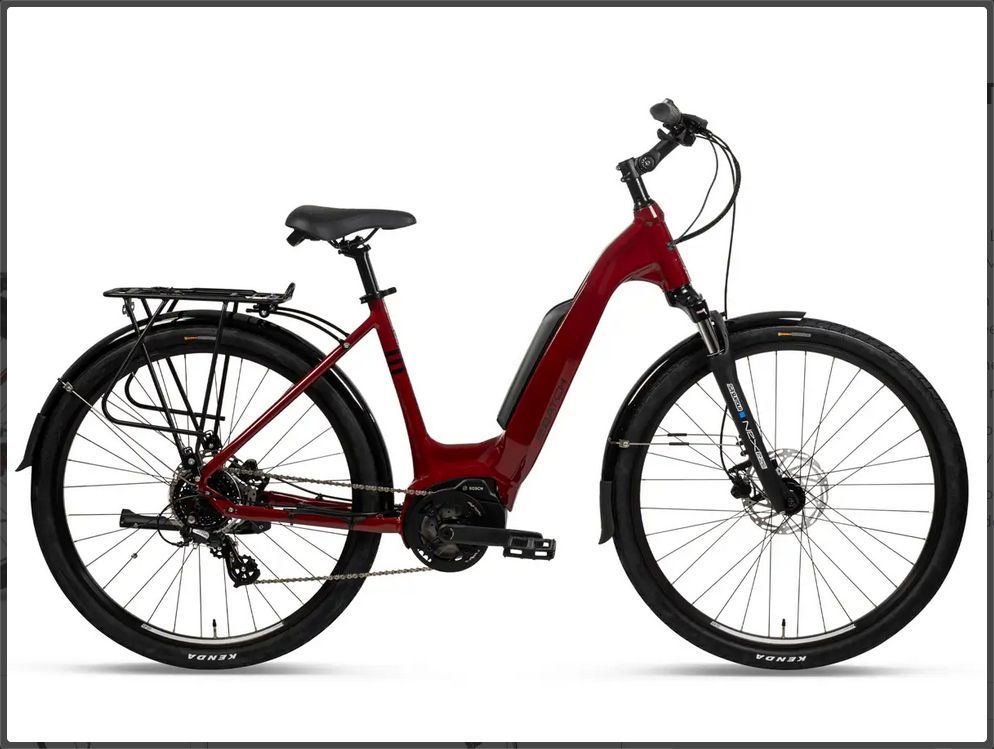 Batch - Step-Thru E-Bicycle - Red / S/M / 700C