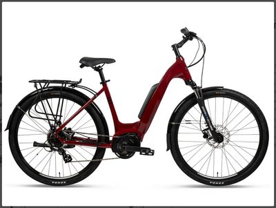 Batch - Step-Thru E-Bicycle - Red / S/M / 700C