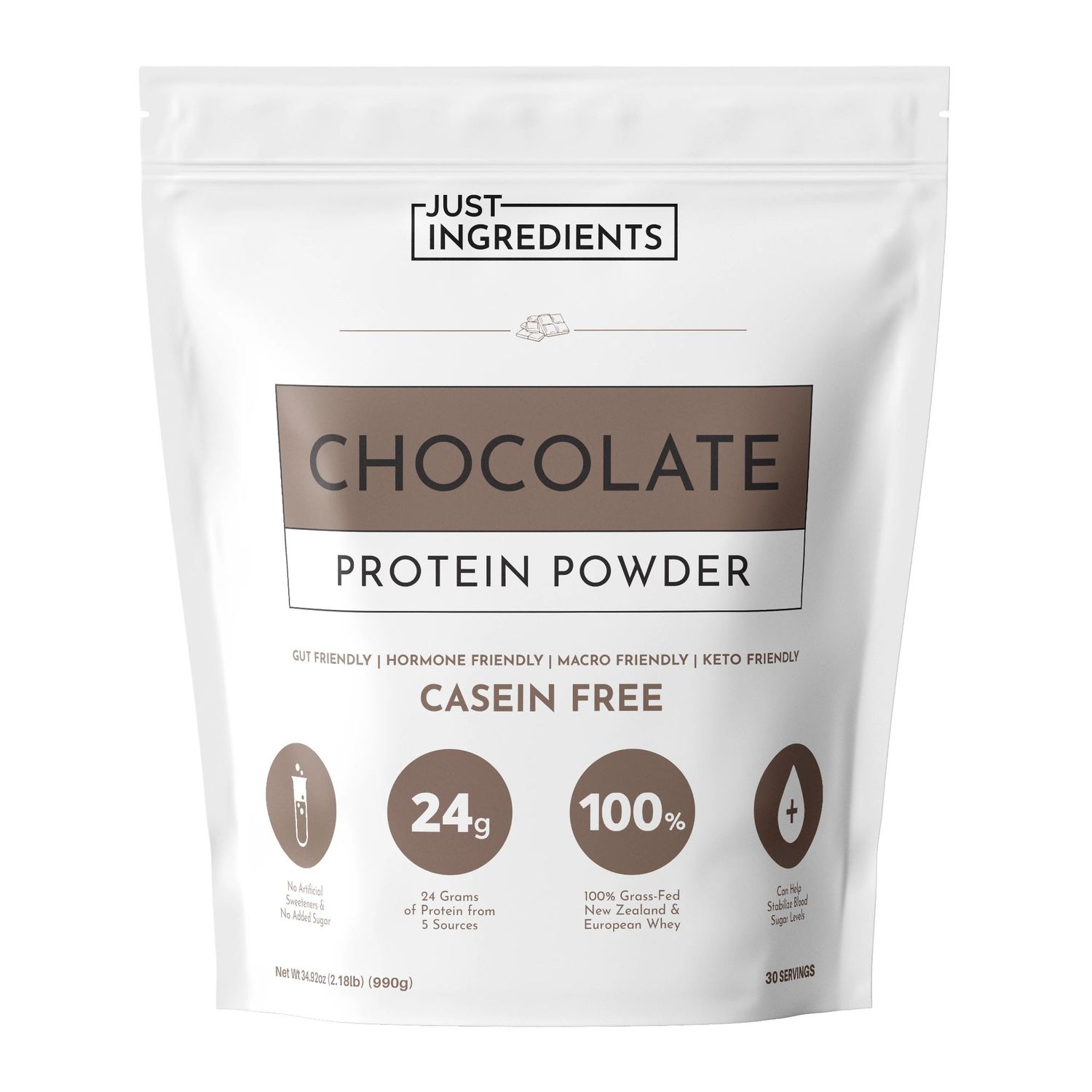 Just Ingredients – Chocolate Protein Powder