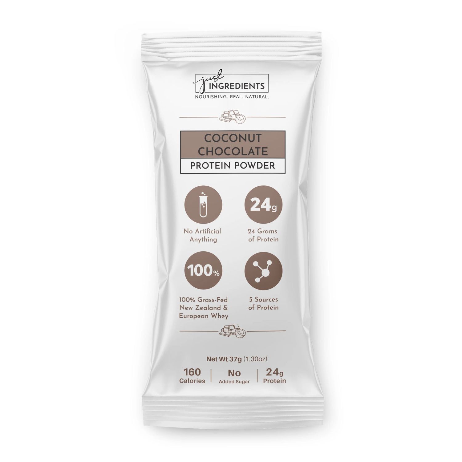 Just Ingredients – Coconut Chocolate Protein Powder – Stick