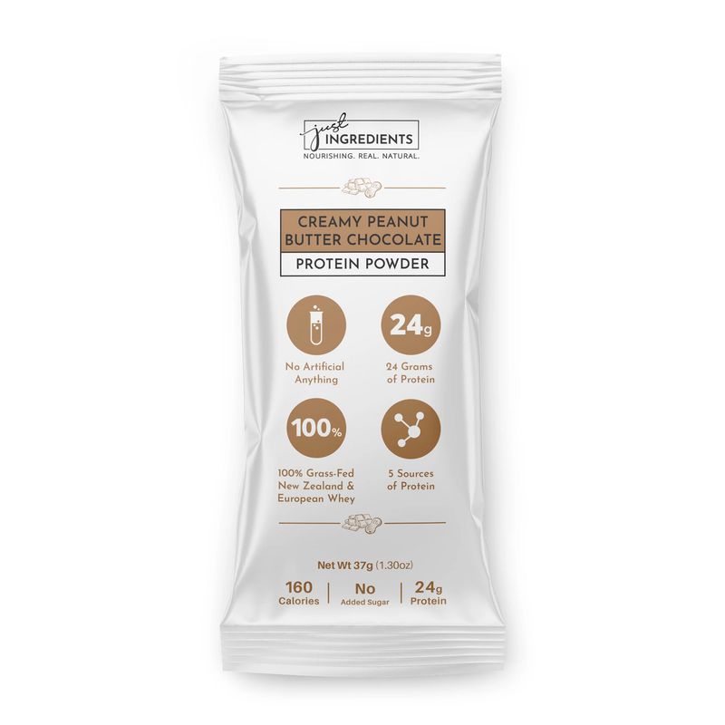 Just Ingredients – Creamy Peanut Butter Protein Powder – Stick