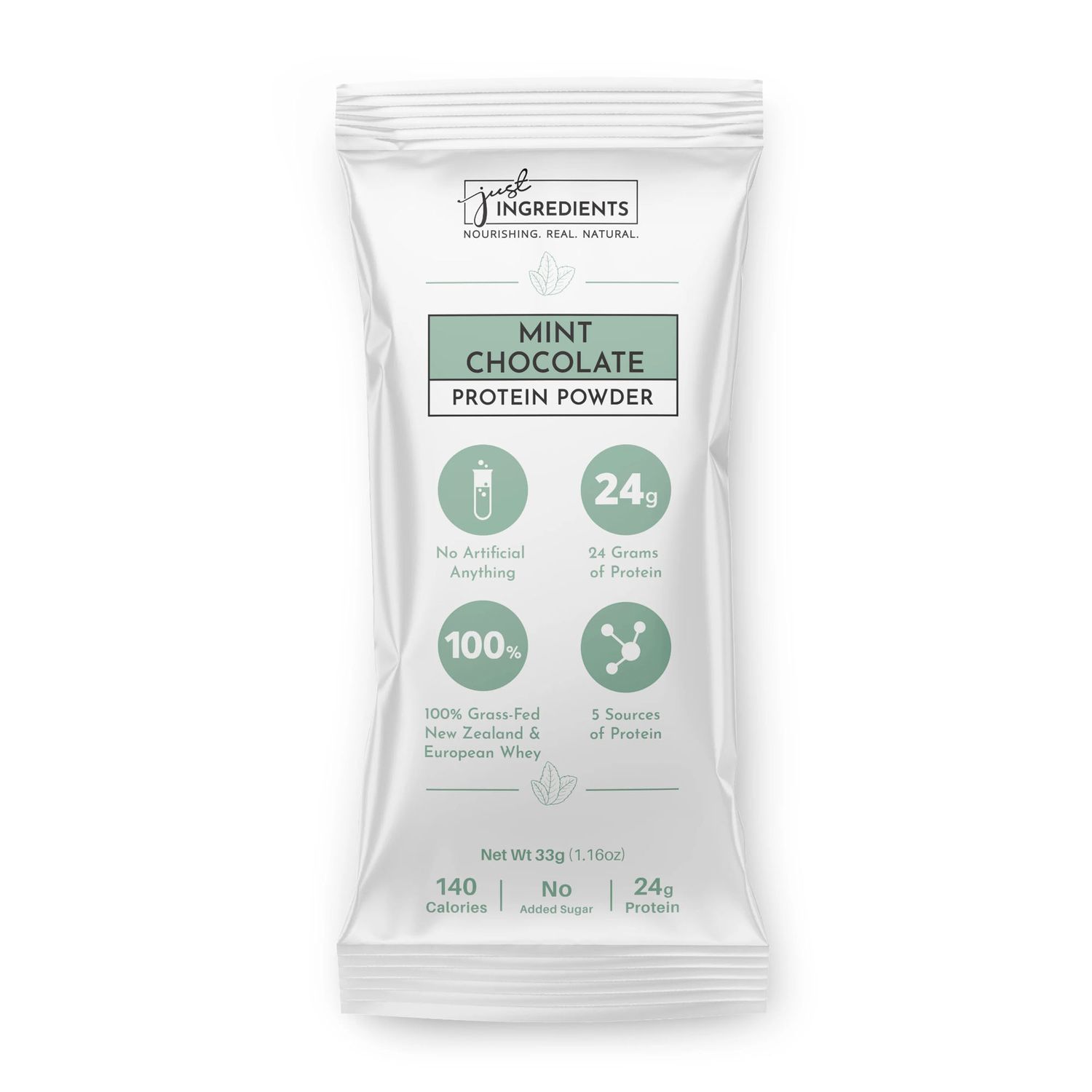 Just Ingredients – Mint Chocolate Protein Powder – Stick