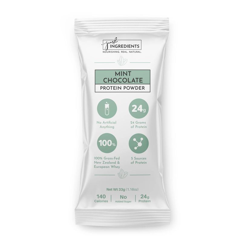 Just Ingredients – Mint Chocolate Protein Powder – Stick