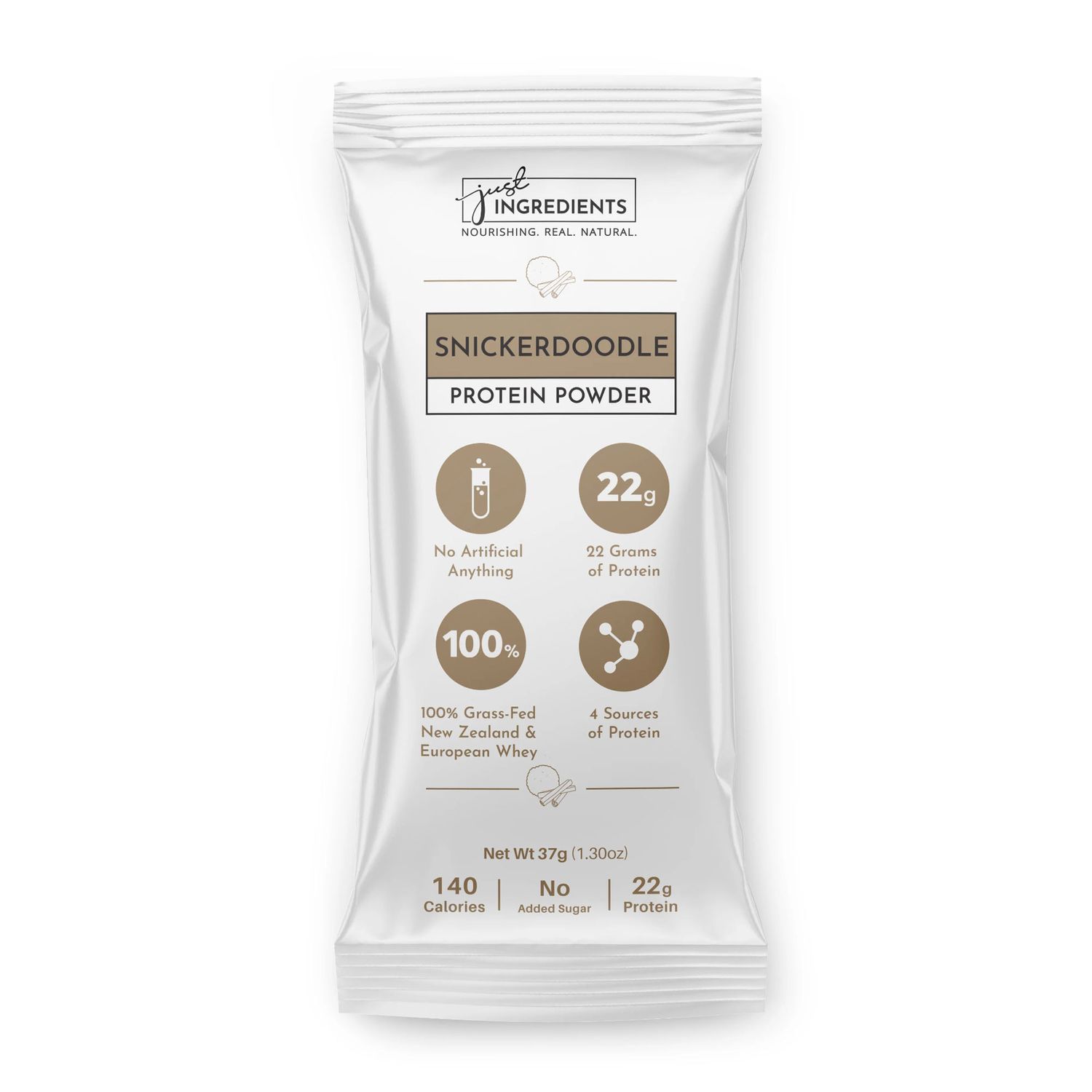 Just Ingredients – Snickerdoodle Protein Powder – Stick