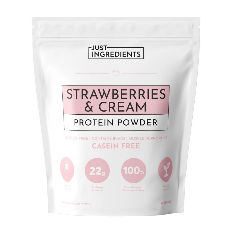 Just Ingredients – Strawberries &amp; Cream Protein Powder