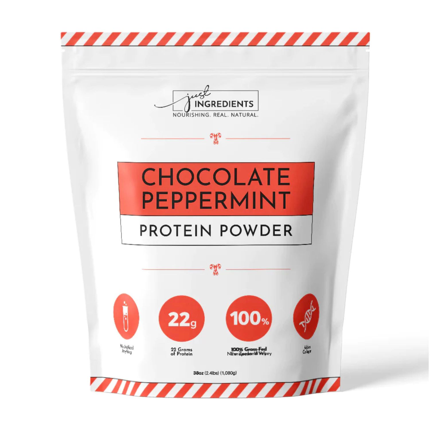 Just Ingredients – Peppermint Chocolate Protein Powder