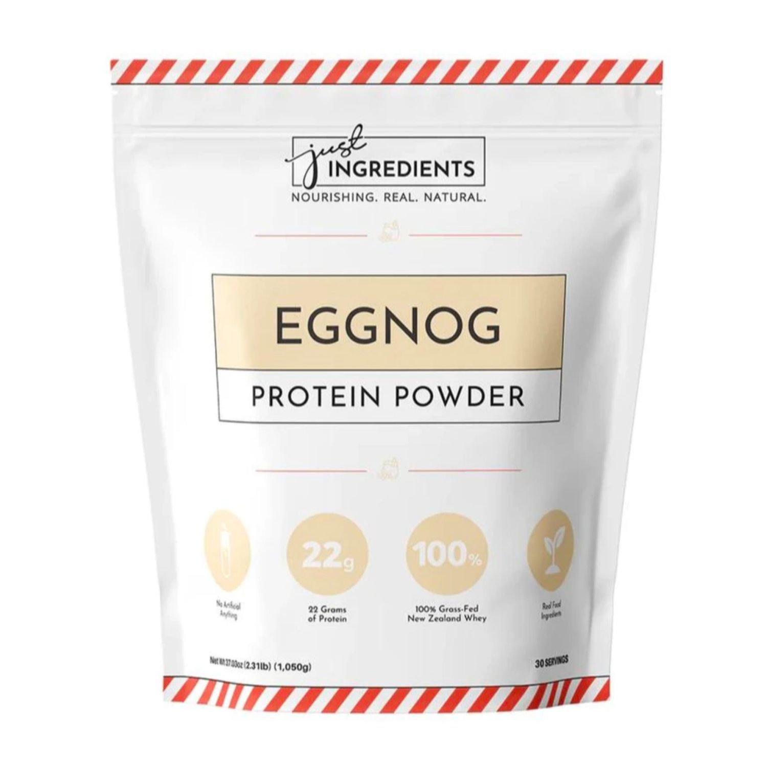 Just Ingredients – Eggnog Protein Protein Powder