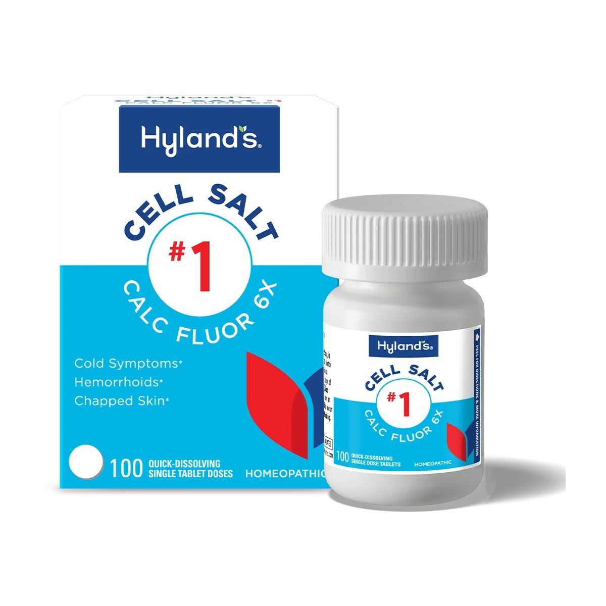 Hyland&#39;s #1 Calc Fluor - 6x 100 Tablets