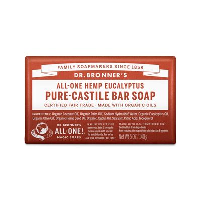 Dr.  Bronner&#39;s Organic Castile Bar Soap - Eucalyptus