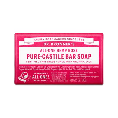 Dr.  Bronner&#39;s Organic Castile Bar Soap - Rose