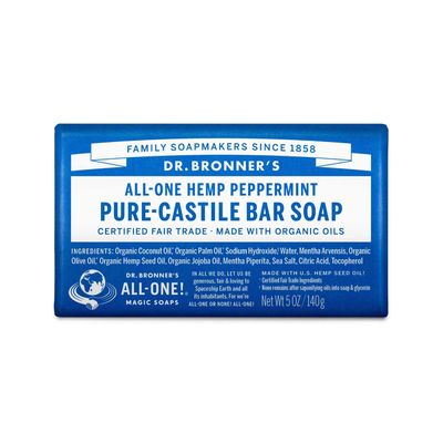 Dr.  Bronner&#39;s Organic Castile Bar Soap - Peppermint