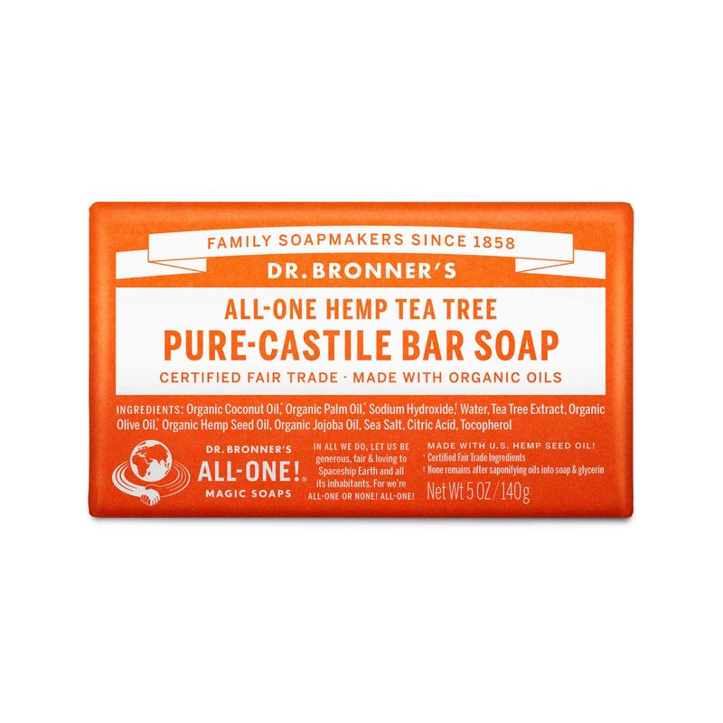 Dr.  Bronner&#39;s Organic Castile Bar Soap - Tea Tree