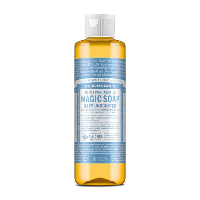 Dr.  Bronner&#39;s Organic Castile Liquid Soap - Baby Mild - 8 oz