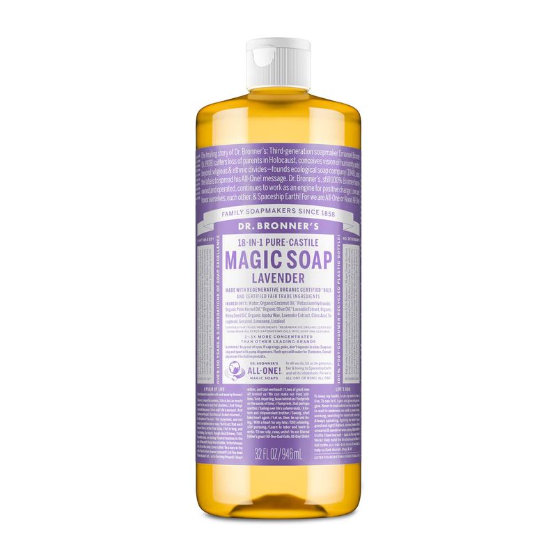 Dr.  Bronner&#39;s Organic Castile Liquid Soap - Lavender - 32 oz