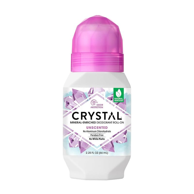 Crystal Mineral Deodorant - Roll-On - Unscented
