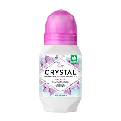 Crystal Mineral Deodorant - Roll-On - Unscented