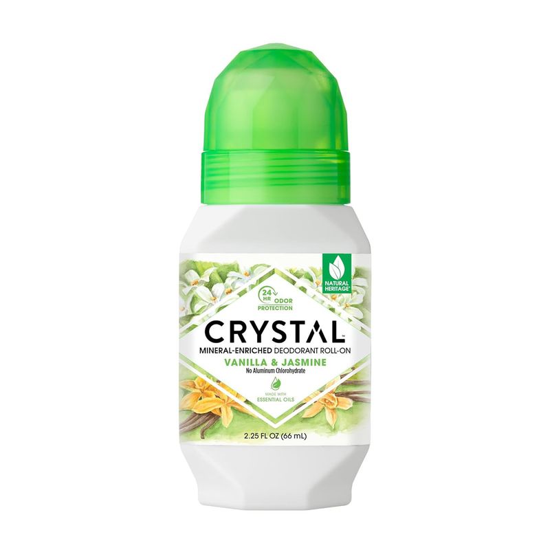 Crystal Mineral Deodorant - Roll-On - Vanilla Jasmine