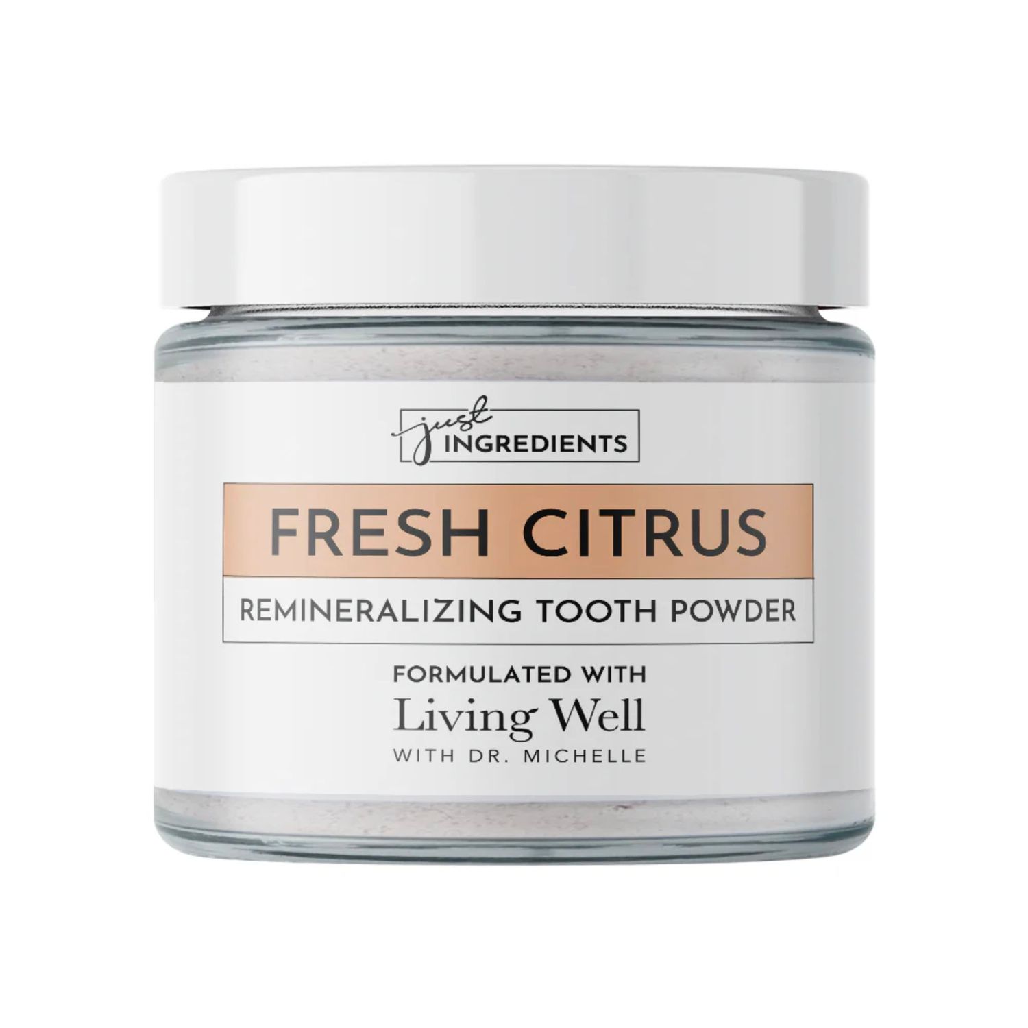 Just Ingredients – Remineralizing Tooth Powder – Fresh Citrus