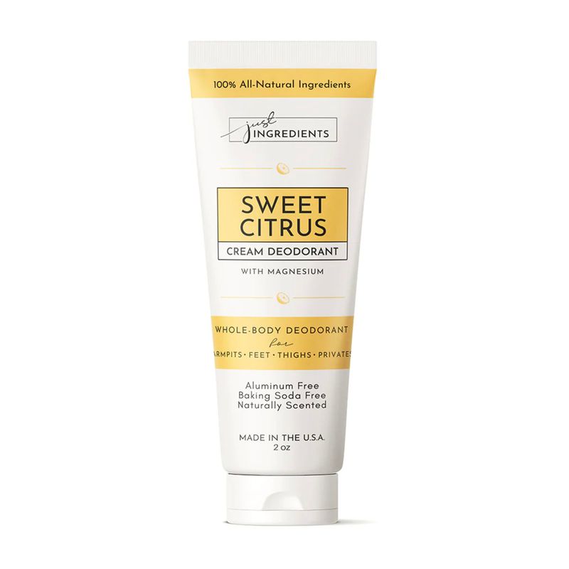 Just Ingredients – Sweet Citrus Cream Deodorant