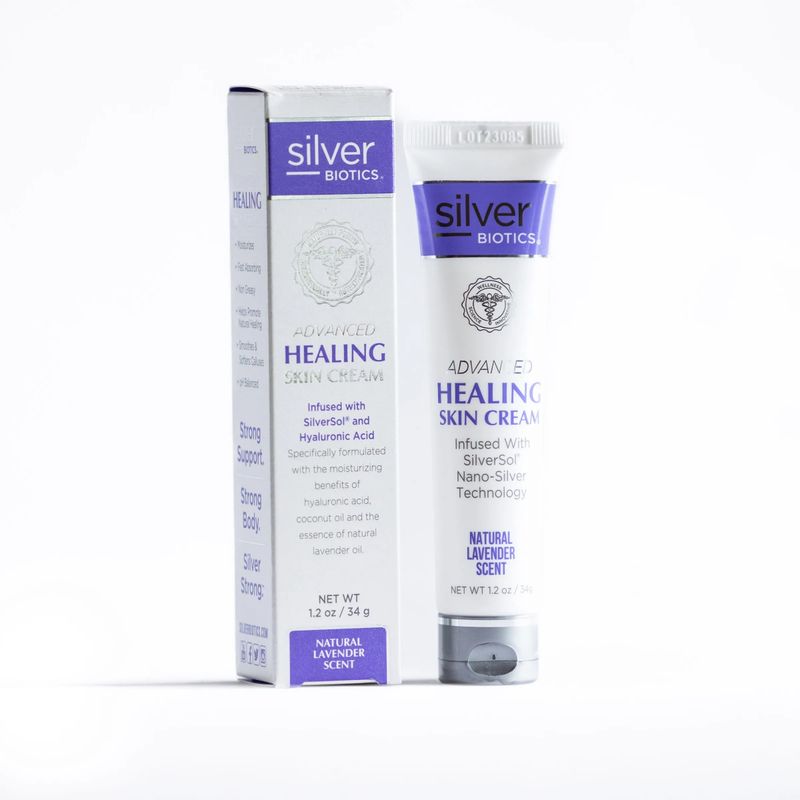 Silver Biotics – Healing Skin Cream – Lavender – 1.2 oz