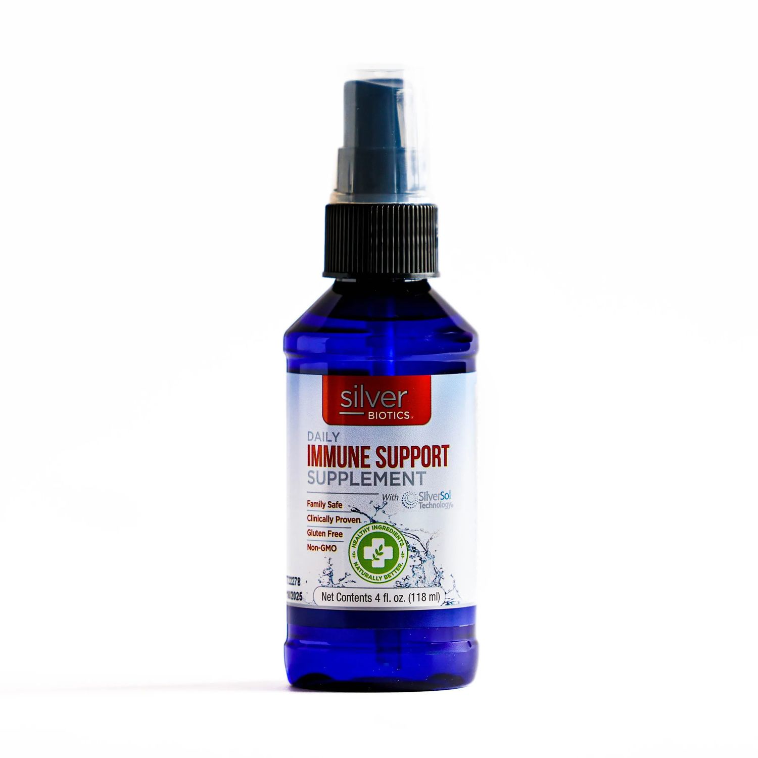 Silver Biotics – Immune Support Silver – 4 fl oz (10ppm)