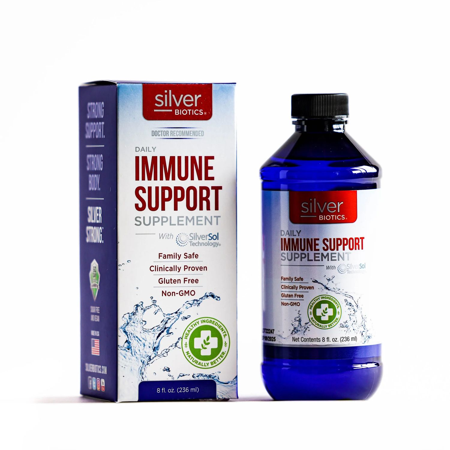 Silver Biotics – Immune Support Silver – 8 fl oz (10ppm)