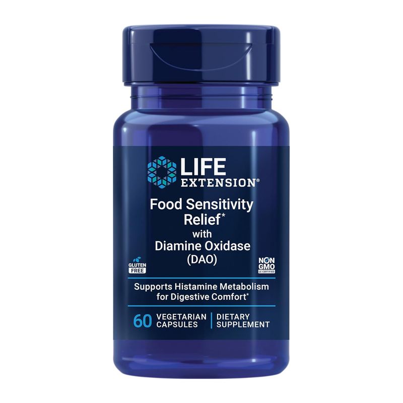Food Sensitivity Relief with Diamine Oxidase (DAO)