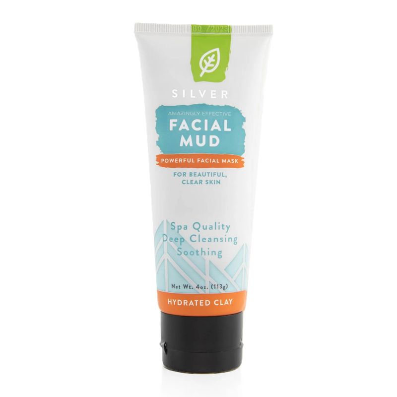 Redmond Clay Facial Mud with Silver – 4 oz