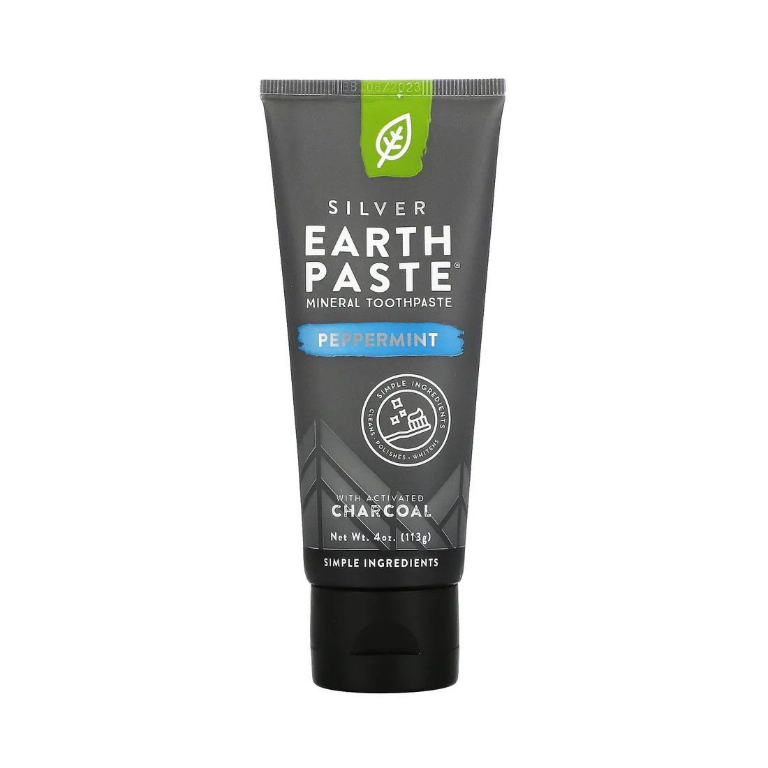 Redmond Earthpaste – Peppermint with Charcoal