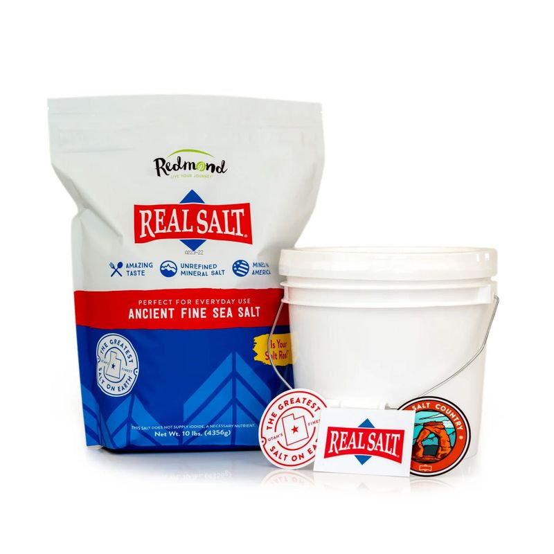 Real Salt – Fine – 10 Lb Bucket