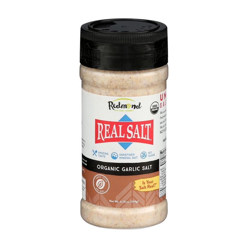 Real Salt Organic Garlic Salt – 4.75 oz