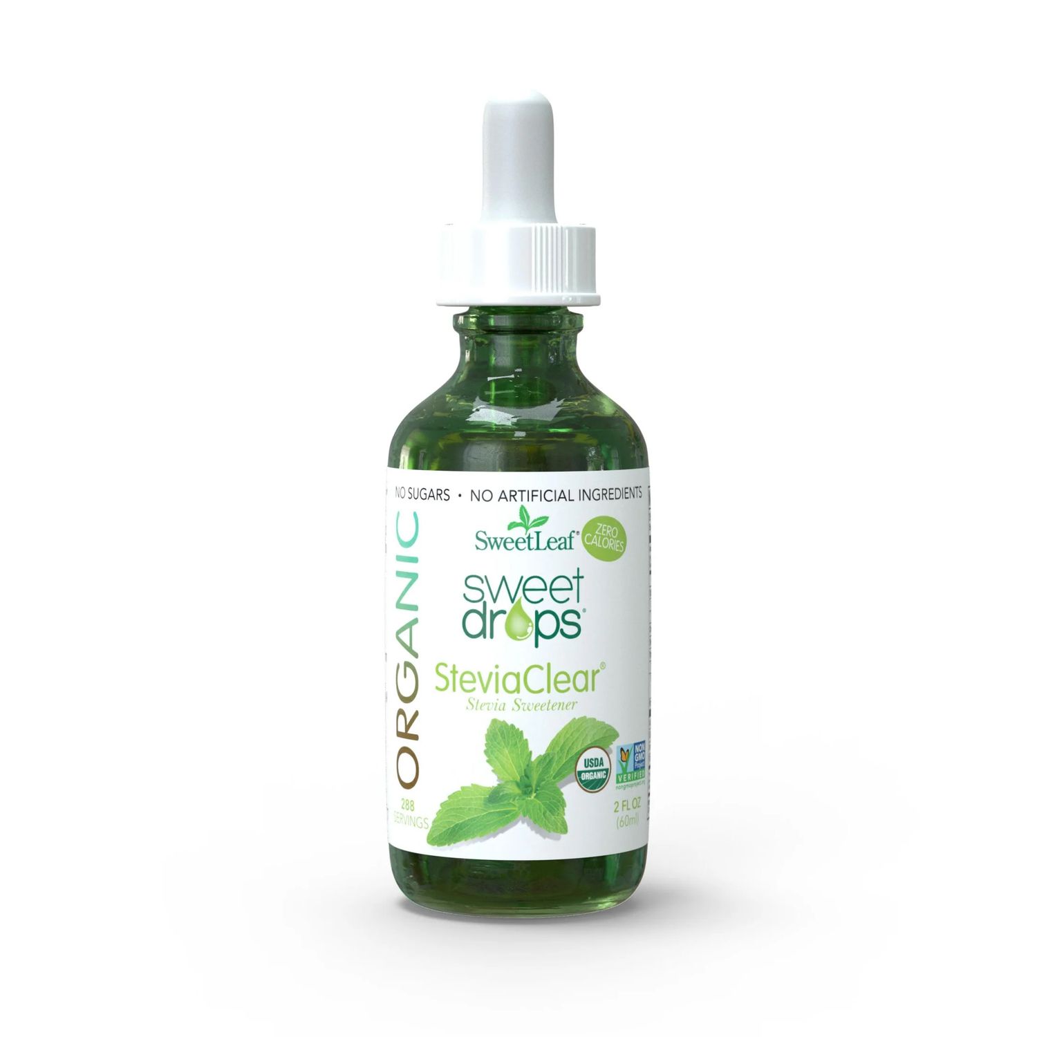 Sweet Leaf Liquid Stevia – Organic Clear – 2 fl oz