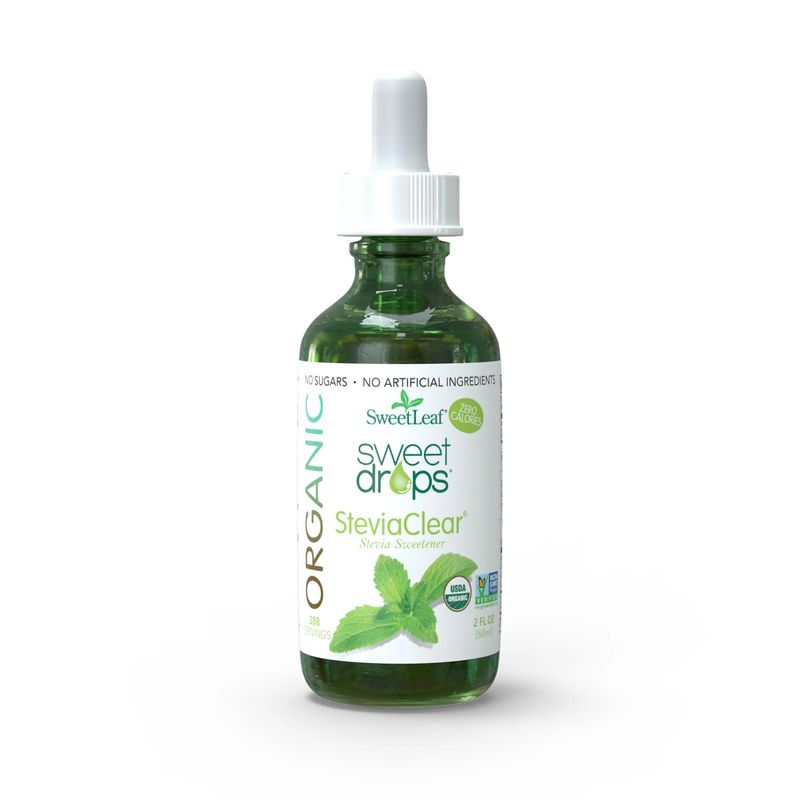 Sweet Leaf Liquid Stevia – Organic Clear – 2 fl oz
