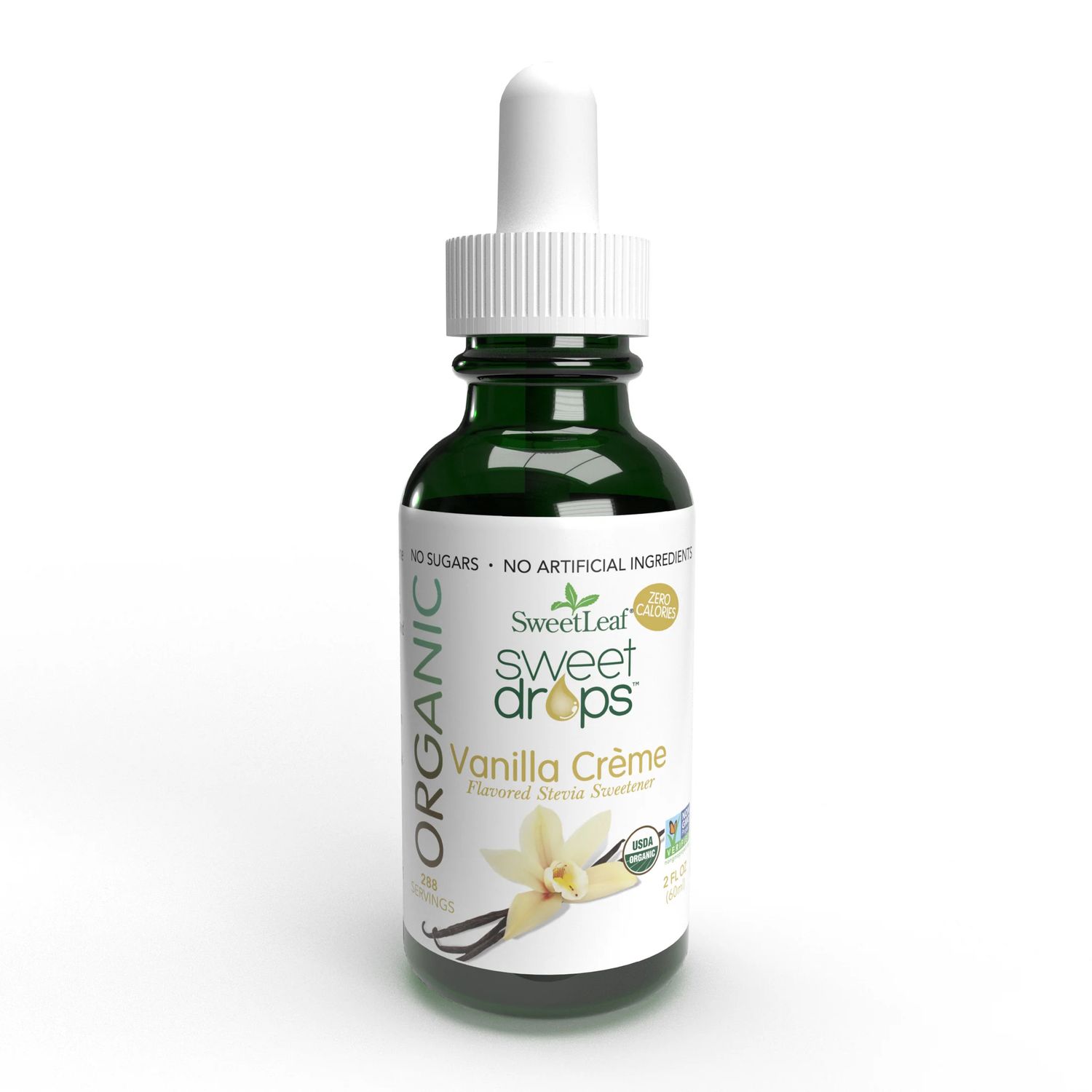Sweet Leaf Liquid Stevia – Organic Vanilla Cream – 2 fl oz