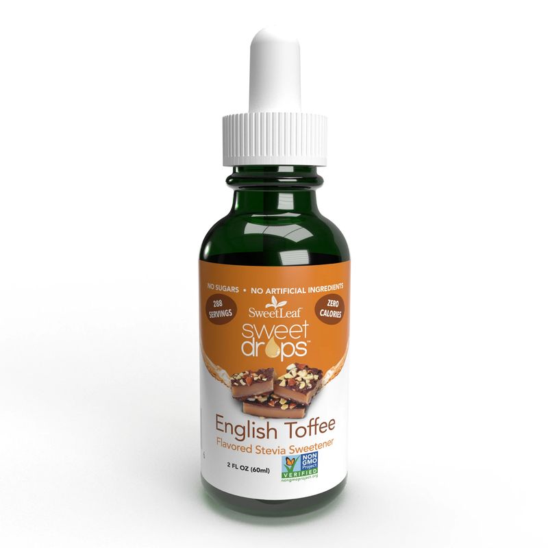 Sweet Leaf Liquid Stevia – Organic English Toffee – 2 fl oz